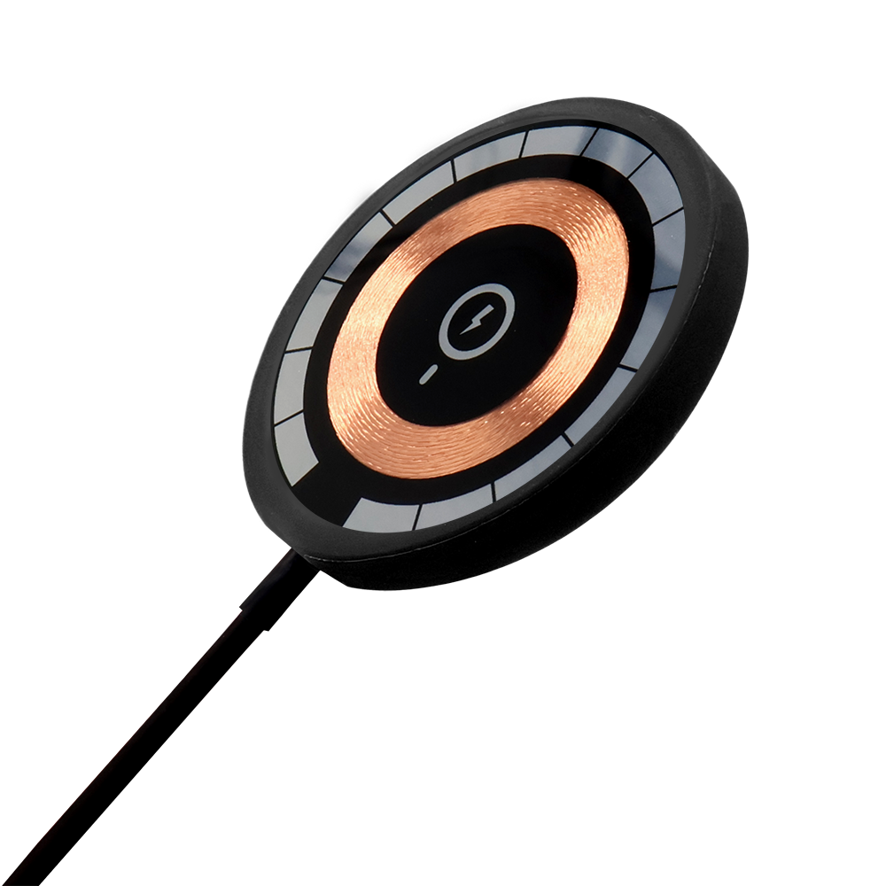 Беспроводное магнитное зарядное устройство Aphia 15W To Go, черный/черный