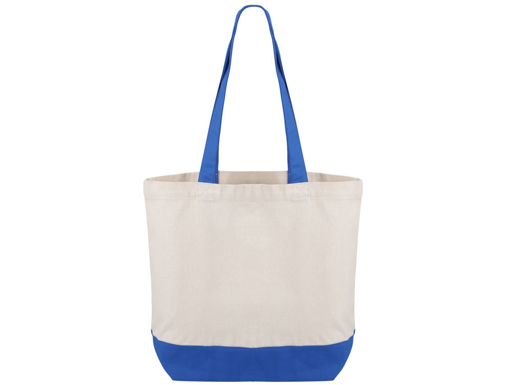 Сумка для шоппинга Cotton из переработанного хлопка 280 г, синий