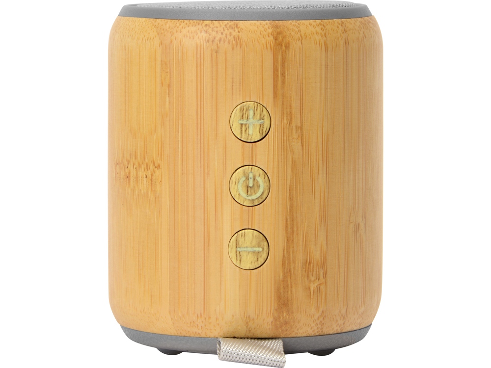 Портативная колонка из бамбука Bongo, натуральный (Р) Портативная колонка из бамбука Bongo, натуральный (Р)