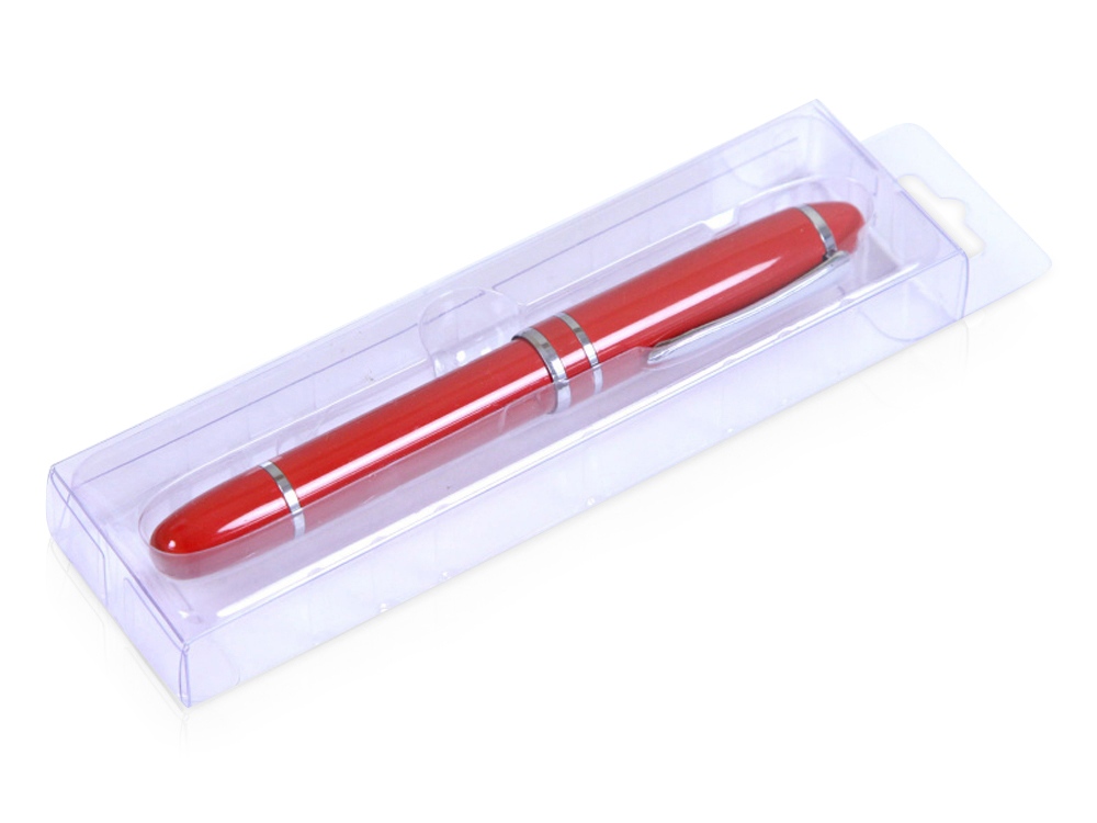 USB-флешка на 16 Гб в виде ручки с мини чипом, красный