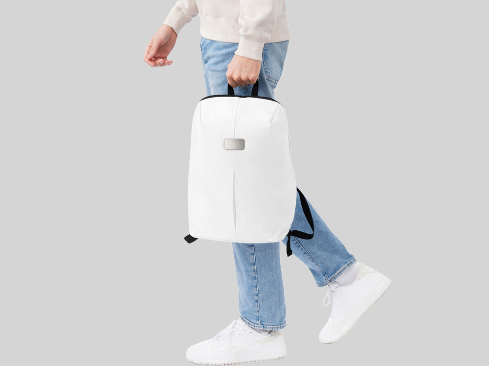 Рюкзак с защитой от краж Phantom Mini, белый