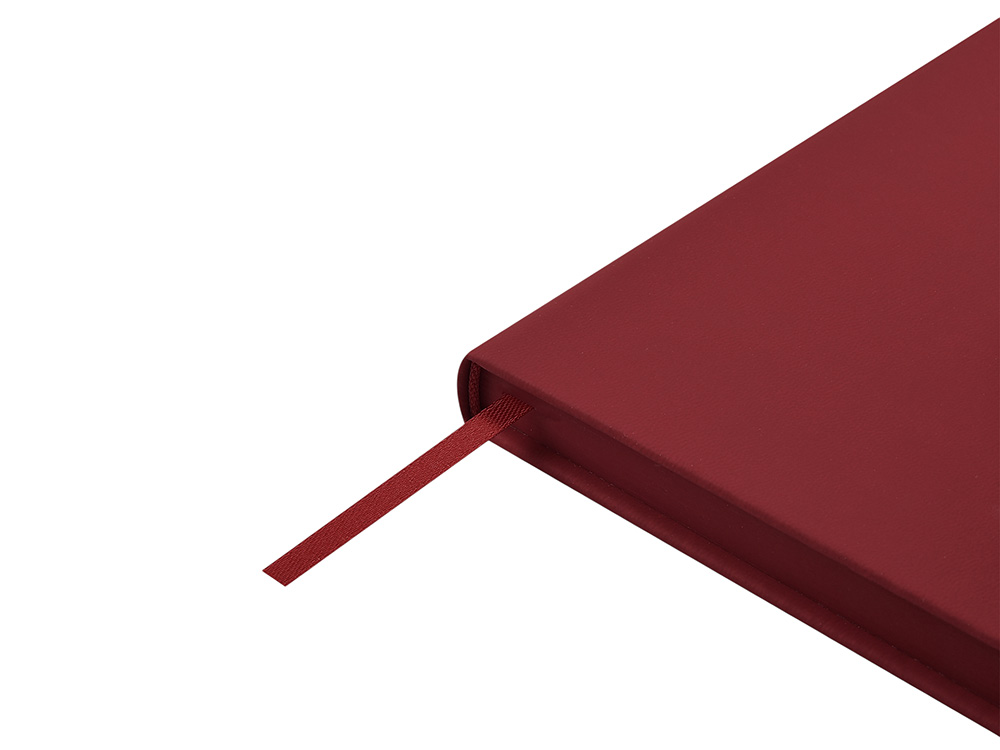 Ежедневник А5 Megapolis Color New soft-touch, бордовый