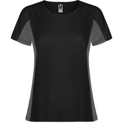 Спортивная футболка SHANGHAI WOMAN женская, ЧЕРНЫЙ/ТЕМНЫЙ ГРАФИТ S
