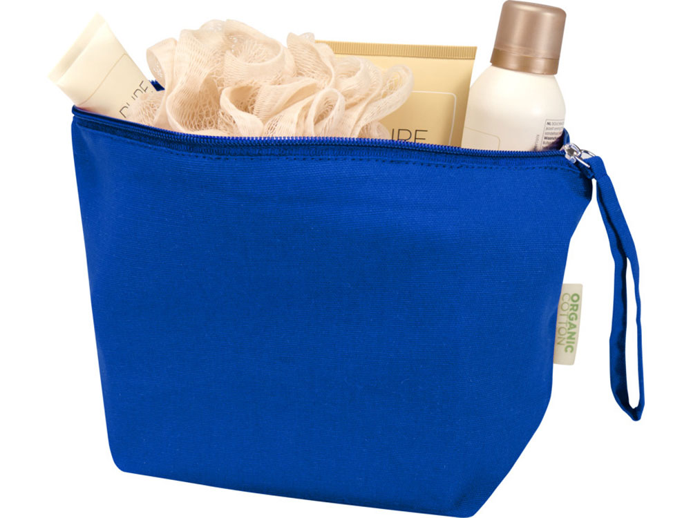 Odisha большая сумка для аксессуаров из органического материала OCS, 180 г/м², 3 л, королевский синий