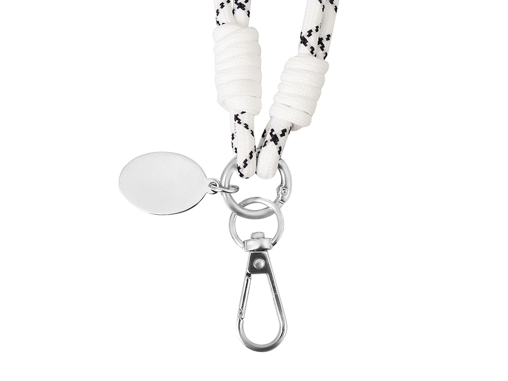 Брелок-браслет Bohemian, черно-белый