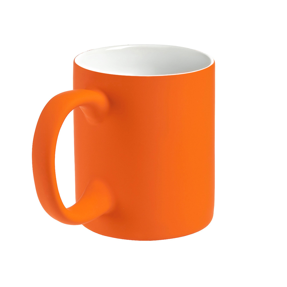 Кружка "Bonn Soft", софт тач, оранжевая