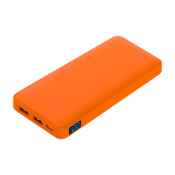 Внешний аккумулятор с подсветкой Ancor PD Plus 10000 mAh, оранжевый Внешний аккумулятор с подсветкой Ancor PD Plus 10000 mAh, оранжевый