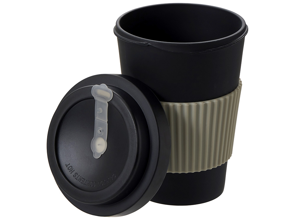 Термокружка Muffin из натуральных волокон, черный Термокружка Muffin из натуральных волокон, черный