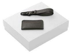 Подарочный набор Long River: картхолдер, ремешок для ключей, белая коробка
