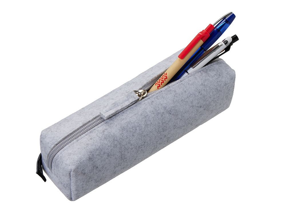 Пенал Felt из RPET-фетра, светло-серый Пенал Felt из RPET-фетра, светло-серый