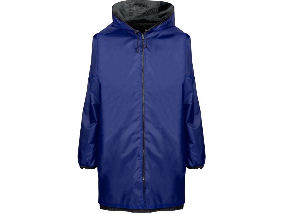 Дождевик Bi-color унисекс, синий классический/черный
