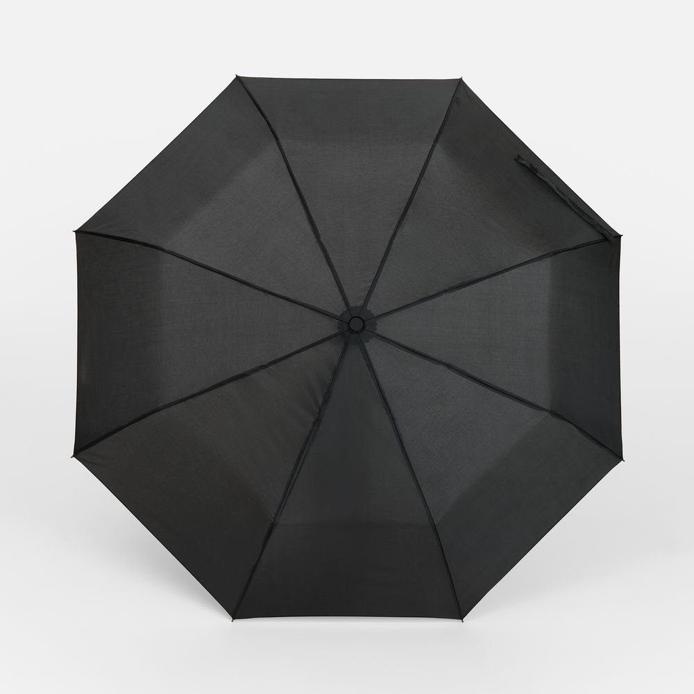 Зонт складной Basic, ver.2, черный Зонт складной Basic, ver.2, черный
