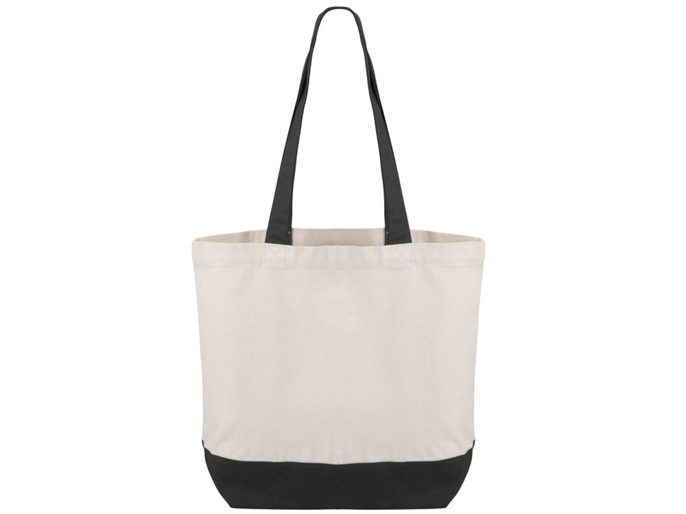 Сумка для шоппинга Cotton из переработанного хлопка 280 г, черный