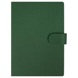 Блокнот А5 Tasmania, в твердой обложке со стикерами в линейку, зеленый