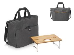 Набор для пикника Fabar сумка-холодильник и бамбуковый столик на ножках Набор для пикника Fabar сумка-холодильник и бамбуковый столик на ножках