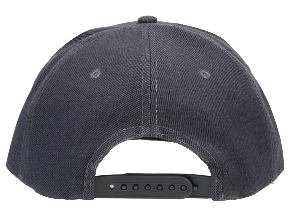 Бейсболка с прямым козырьком, темно-серый