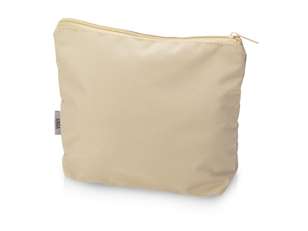 Косметичка из полиэстера 300D с подкладкой Amalia, бежевый