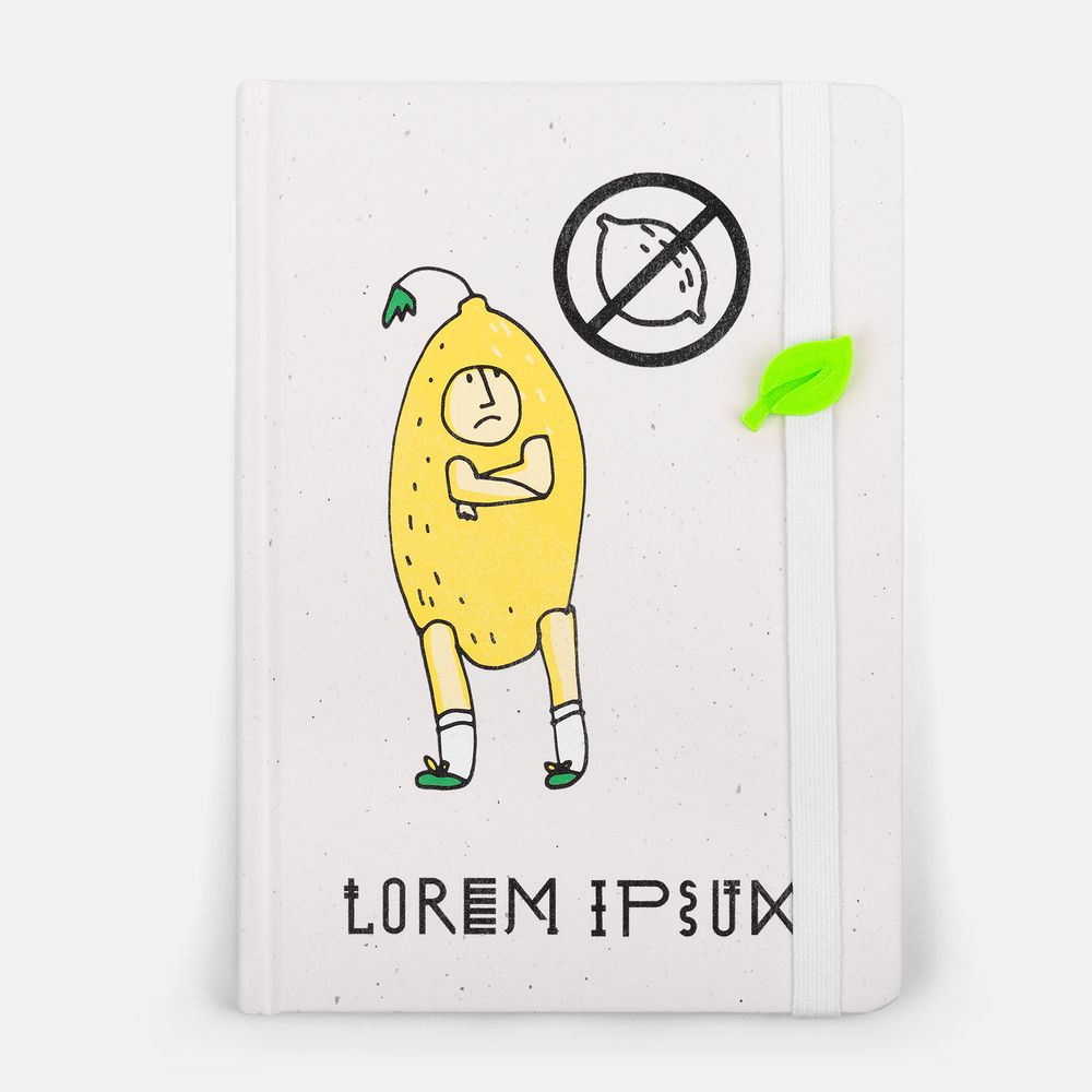 Шильдик на резинку Impreso, 3D-печать на заказ, листик