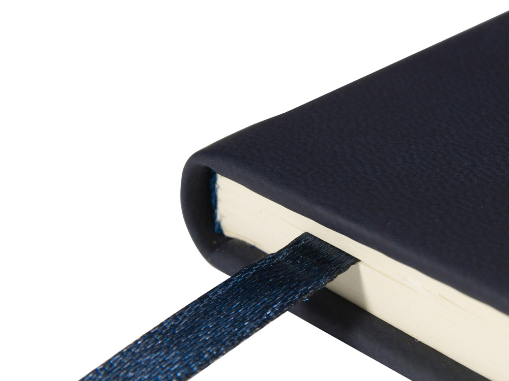 Ежедневник недатированный А5 Megapolis Velvet New, темно-синий navy Ежедневник недатированный А5 Megapolis Velvet New, темно-синий navy