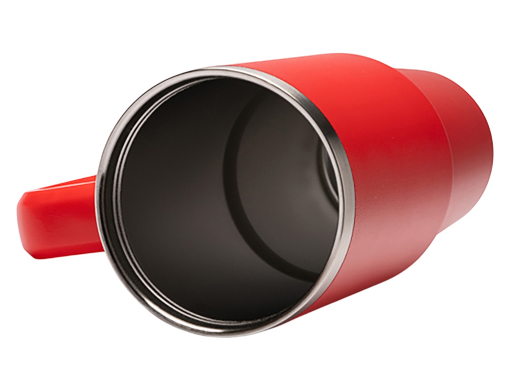 Термокружка Крэнстон с двойными стенками из переработанной нержавеющей стали, красный