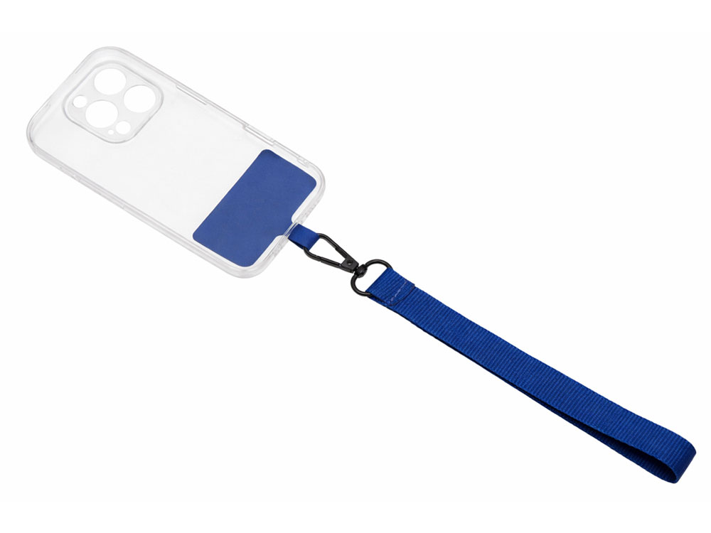 Ремешок на руку для телефона Рист, темно-синий Ремешок на руку для телефона Рист, темно-синий