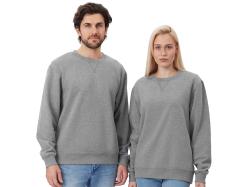 Свитшот Lisbon унисекс, серый меланж
