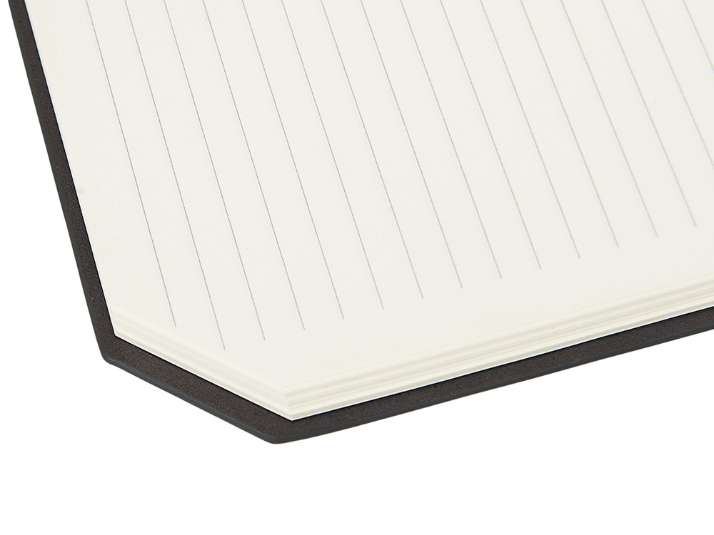 Блокнот А5 в гибкой обложке Chaplin, серый