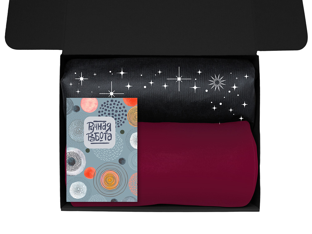 Подарочный набор Re:y. Vive с пледом, френч-прессом и кофе Подарочный набор Re:y. Vive с пледом, френч-прессом и кофе