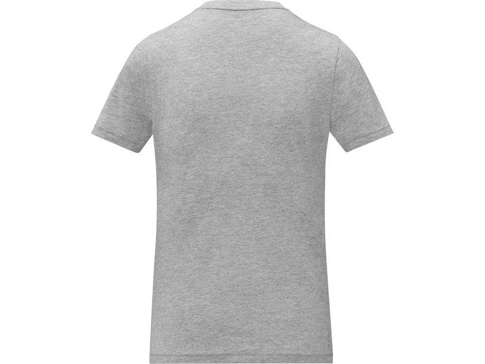 Somoto Женская футболка с коротким рукавом и V-образным вырезом , серый яркий
