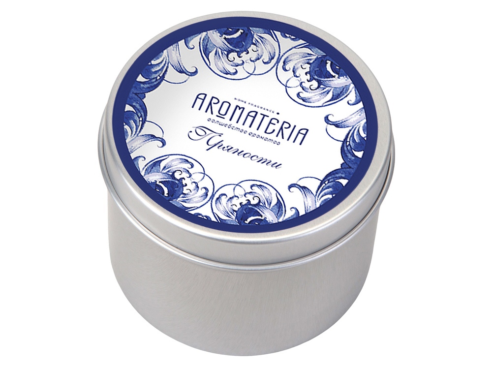 Набор: платок Гжель и свеча Птица счастья