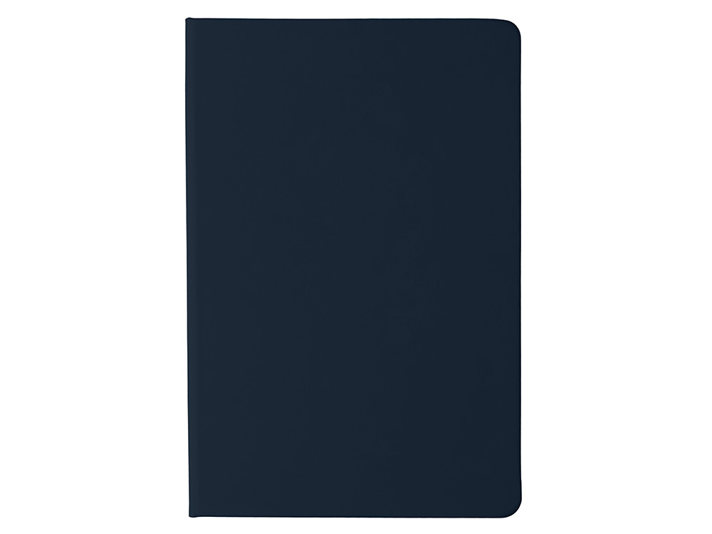 Блокнот в твердой обложке A5 Виспи в клетку, темно-синий