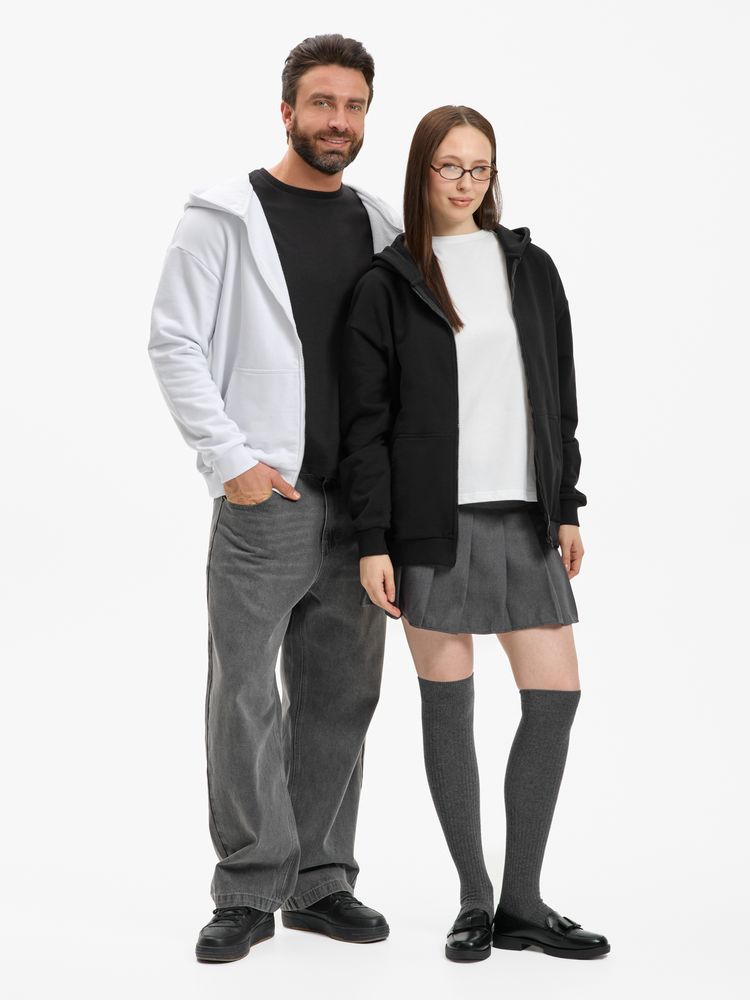 Толстовка унисекс оверсайз Sartoro, черная