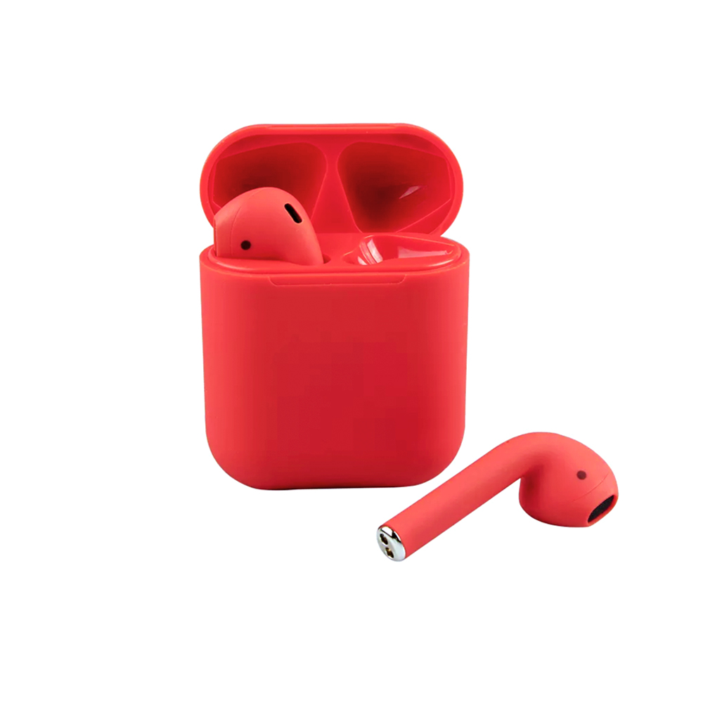 Наушники беспроводные  Bluetooth littlePods, красные