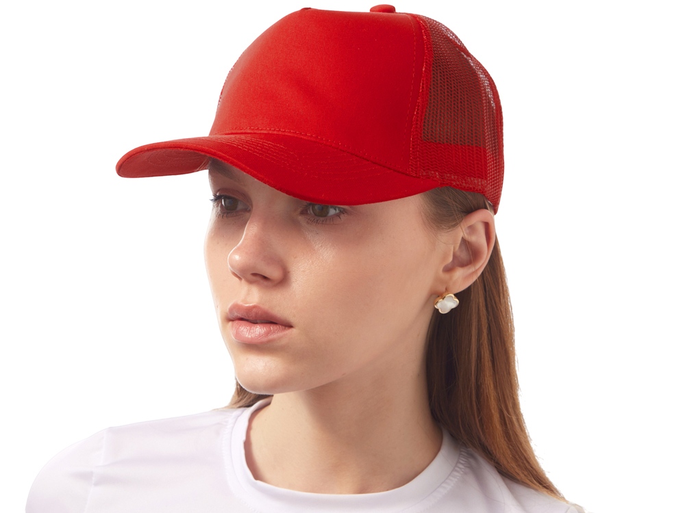 Бейсболка Kansas, красный