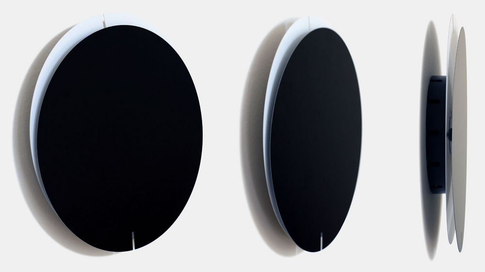 Часы настенные Melancholia Clock, черные Часы настенные Melancholia Clock, черные