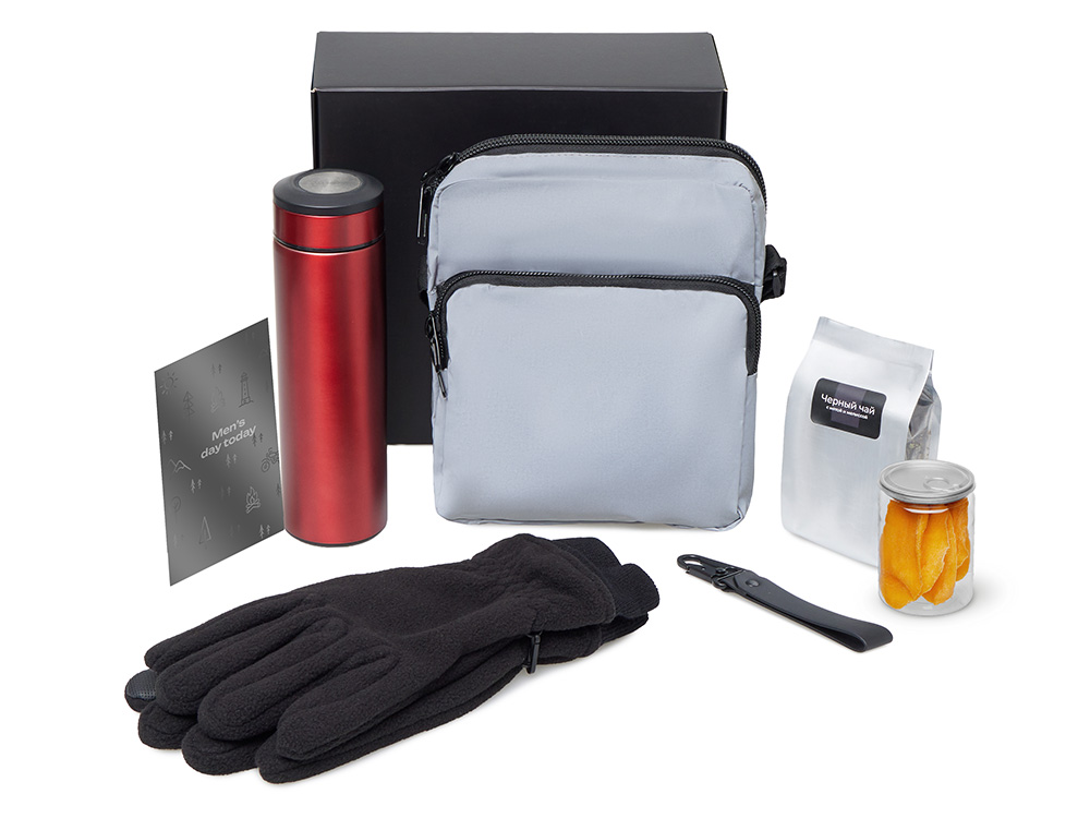 Подарочный набор Re:m. Step  с термосом, перчатками и сумкой
