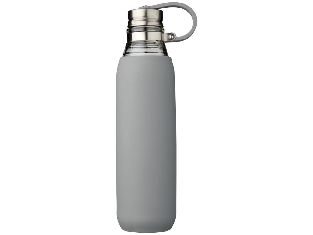 Стеклянная спортивная бутылка Oasis объемом 650 мл, серый