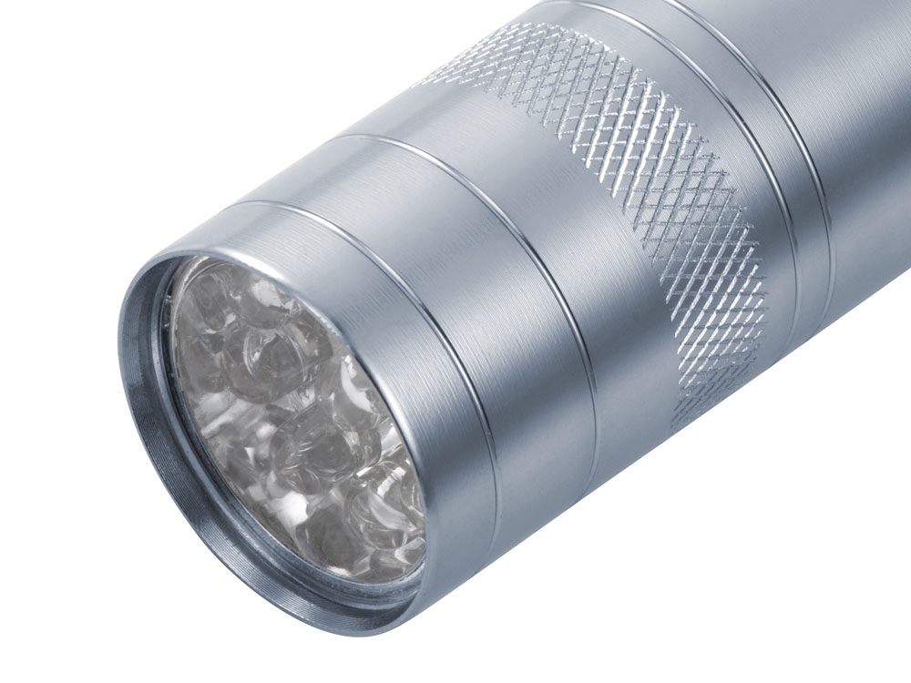 Фонарь с открывалкой Yok, серебристый