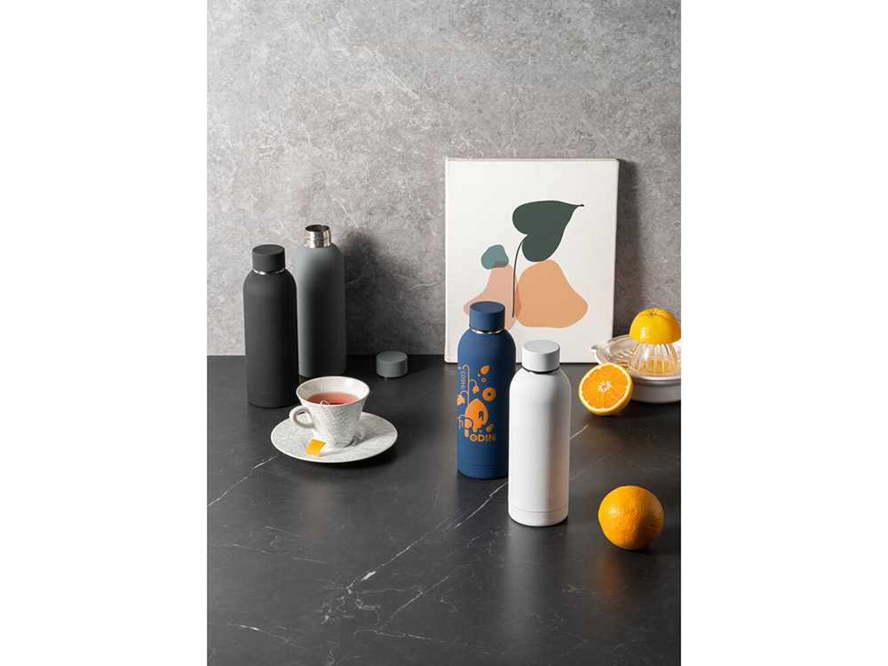 ODIN. Термобутылка 550 мл (Тёмно-серый)