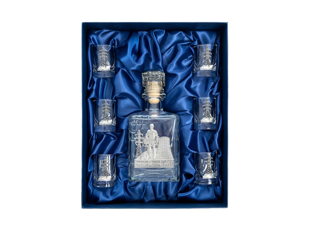 Набор для водки со штофом С Днем Энергетика