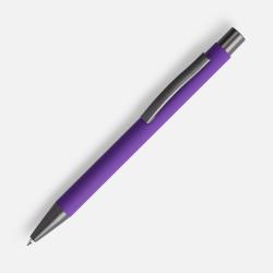 Ручка шариковая Atento Soft Touch, фиолетовая
