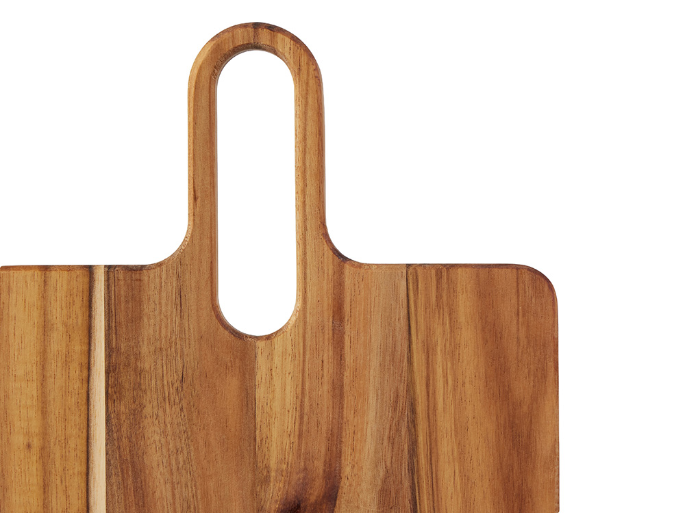 Деревянная доска с длинной ручкой из акации Вэй