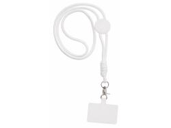 Ремешок на шею для телефона Нэко, белый Ремешок на шею для телефона Нэко, белый