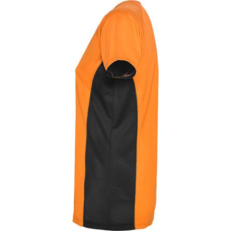 Спортивная футболка SHANGHAI WOMAN женская, ФЛУОРЕСЦЕНТНЫЙ ОРАНЖЕВЫЙ/ЧЕРНЫЙ XL