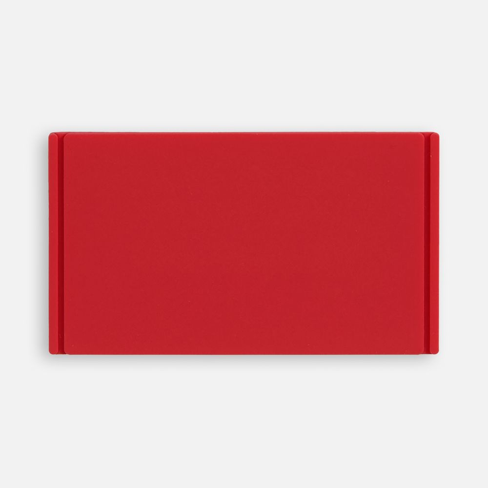 Лейбл из ПВХ Dzeta, M, красный