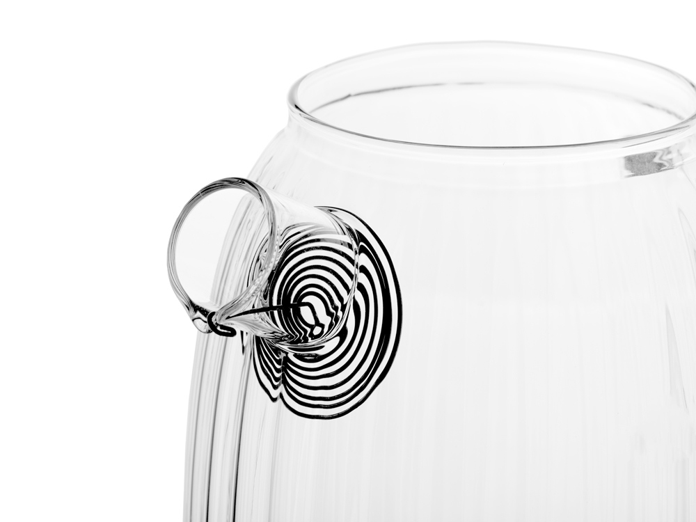 Стеклянный заварочный чайник с гранями Prism