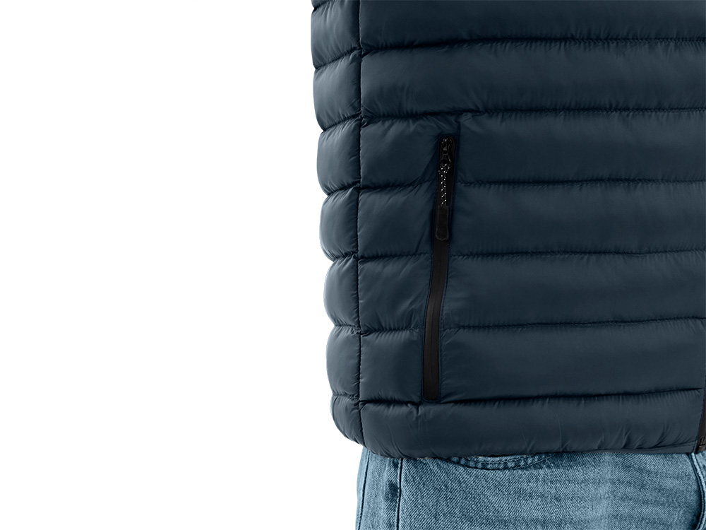 Стеганый жилет Uniqloud, темно-синий