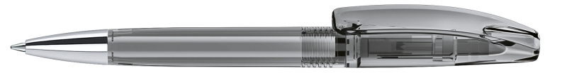 3253 Шариковая ручка Bridge Clear серый CoolGray 9 с металлическим наконечником