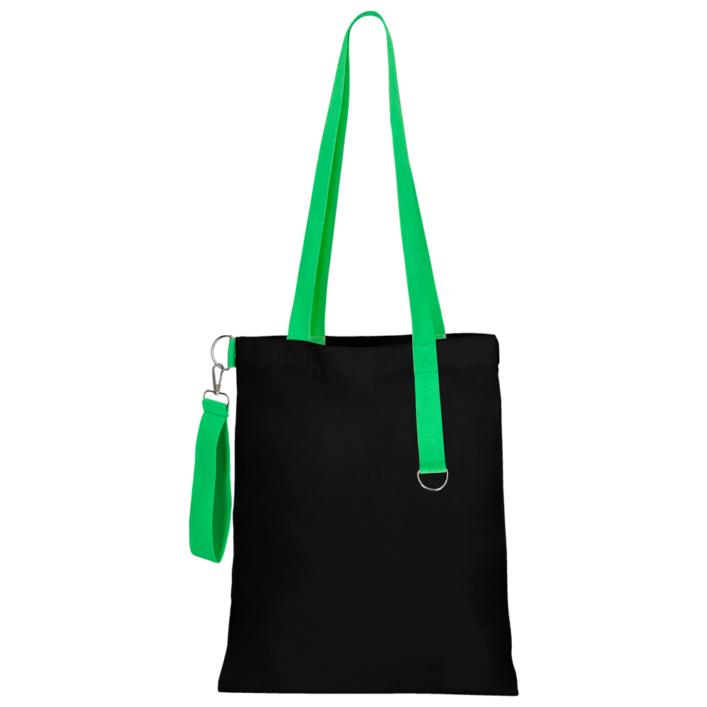 Сумка для покупок Black GLOW 325 г/м² с ремувкой, зелёная/зелёная Сумка для покупок Black GLOW 325 г/м² с ремувкой, зелёная/зелёная