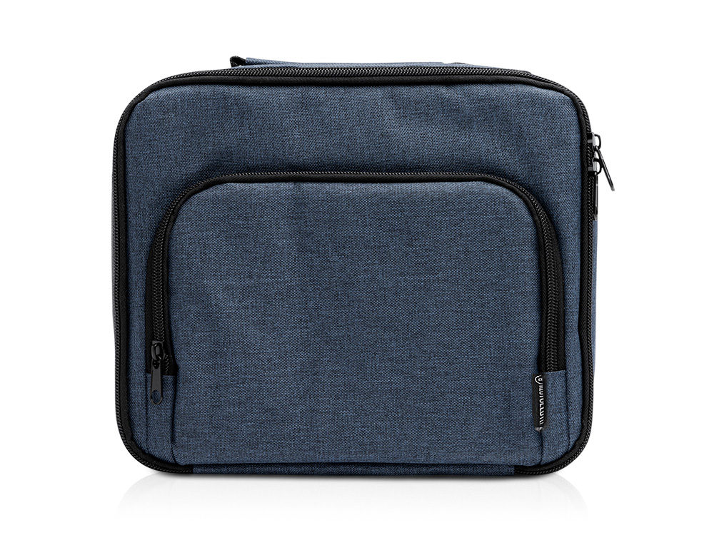 Сумка-холодильник из переработанного полиэстера Сотэк (SOTEK), меланжевый синий Сумка-холодильник из переработанного полиэстера Сотэк (SOTEK), меланжевый синий